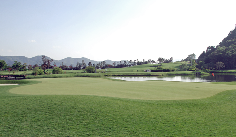 9홀 전경